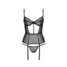 Corset et String Varella Noir Eco Passion 40-42 L/XL