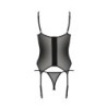 Corset et String Varella Noir Eco Passion 40-42 L/XL