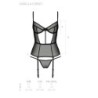 Corset et String Varella Noir Eco Passion 40-42 L/XL
