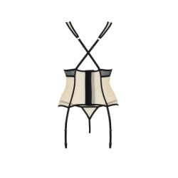 Korzet in tangice Vienna Beige Passion 36-38 S/M