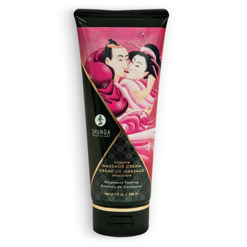 Crème de Massage Shunga Émotion de Framboise 200Ml