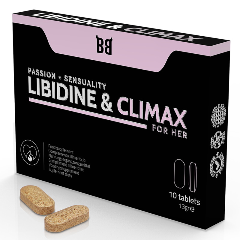 Libidine & Climax Lytinio potraukio didinimas moterims, 10 kapsulių