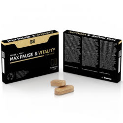Max Pause & Vitality Forsinkende For Mænd 10 Kapsler