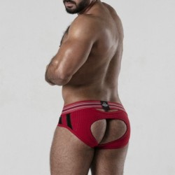 Calzoncillo Backroom Bottomless Locker Gear Rojo 38 M