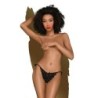 String met kruisopening Too Hot To Be Real Penthouse Zwart 38-40 M/L