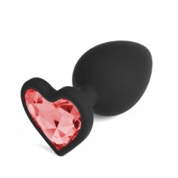 Cuore Anal Plug Medium med 4 udskiftelige juveler Crushious