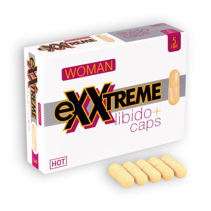 Cápsulas Estimulantes Exxtreme Libido+ Caps Para Mulheres 5 Cápsulas