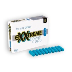Stimuliuojančios kapsulės Exxtreme Power Caps vyrams, 10 kapsulių