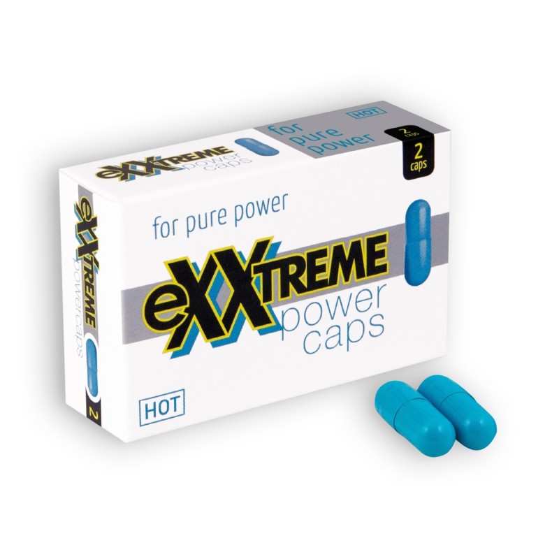 Stimuliuojančios kapsulės Exxtreme Power Caps vyrams, 2 kapsulės