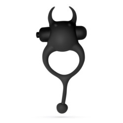 Daemon Anillo De Pene Con Vibración Negro Crushious