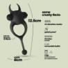 Daemon Penisring med Vibration Sort Crushious