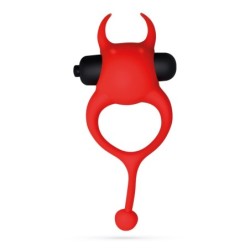 Daemon Penisring mit Vibration Rot Crushious