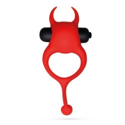 Daemon Penisring mit Vibration Rot Crushious
