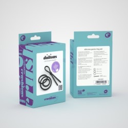 Daltons Комплект Силиконови Пръстени за Пенис Crushious