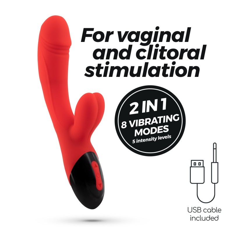 Dare Dong Vibrador Coelho Recarregável Crushious
