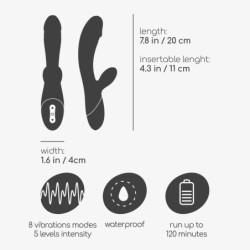 Dare Dong Vibrador Coelho Recarregável Crushious