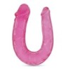 Deep Diver Dildo Duplo Com Lubrificante Anal 50Ml Crushious Rosa