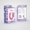 Deep Diver Dildo Duplo Com Lubrificante Anal 50Ml Crushious Rosa