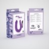 Deep Diver Dildo Duplo Com Lubrificante Anal 50Ml Crushious Roxo