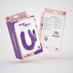 Deep Diver Dildo Duplo Com Lubrificante Anal 50Ml Crushious Roxo
