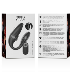 Brilly Glam - Pulzirajoč in vibrirajoč par s krmiljenjem na daljavo