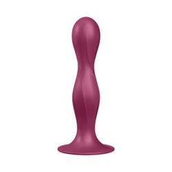 Kinētiskais Dildo Double Ball-R Weighted Dildo Sarkans Satisfyer