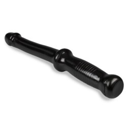 Črn Analni Push Dildo z Ročajem