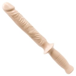 Penis cu Mâner Manhandler Alb