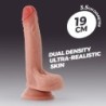 Dildo de Silicone Líquido Inviktus 7 Crushious Pele