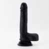 Dildo od tekućeg silikona Inviktus 7 Crushious Crni