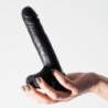 Gode en silicone liquide Inviktus 7 Crushious Noir