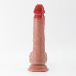 Dildo de Silicone Líquido Inviktus 8 Crushious Pele
