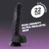 Gode en silicone liquide Inviktus 8 Crushious Noir