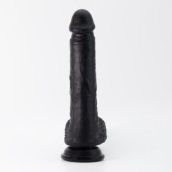 Gode en silicone liquide Inviktus 8 Crushious Noir