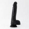 Gode en silicone liquide Inviktus 8 Crushious Noir