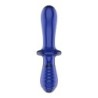 Dildo De Cristal Double Crystal Albastru Satisfyer