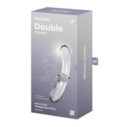 Кристален Дилдо Double Crystal Прозрачен Satisfyer