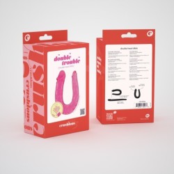 Dubbel Dildo Double Trouble Crushious Rosa