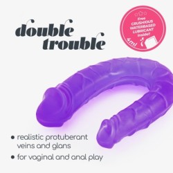 Dubbel Dildo Double Trouble Crushious Lila