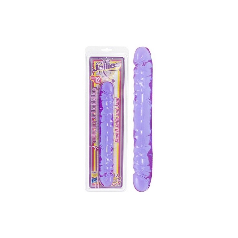 Pénis Duplo Jr. Double Dong 12'' Roxo
