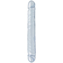 Pene Doble Jr. Double Dong 12'' Translúcido