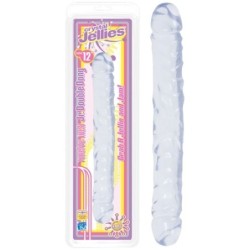 Pene Doble Jr. Double Dong 12'' Translúcido