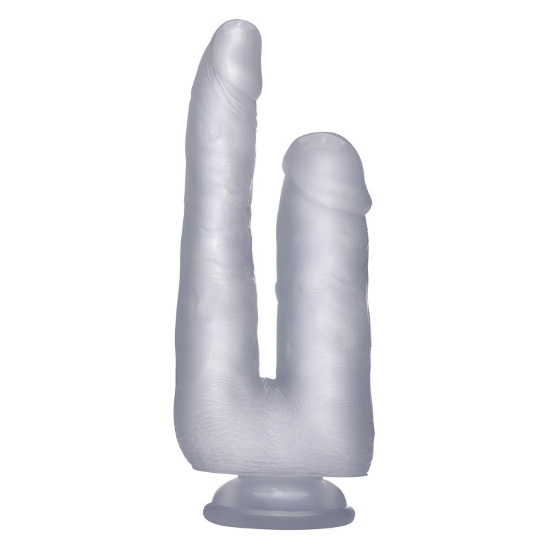 Pene Doppio Realistico Realrock 9? Trasparente