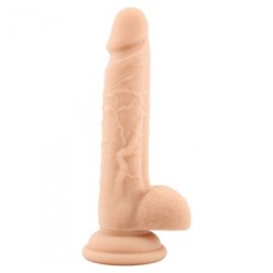 Pene En Silicona Real Safe Rod Slim Blanco