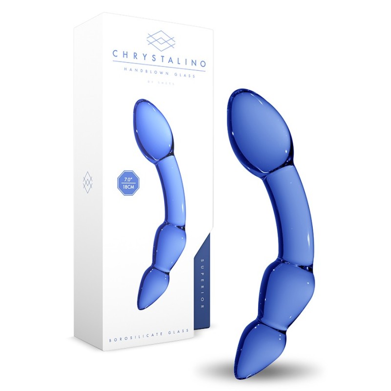 Pene En Vidrio Superior Chrystalino Azul Pene En Vidrio Superior Chrystalino Azul
