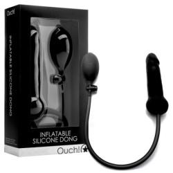 Gode Gonflable Pénis En Silicone Ouch! Noir