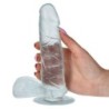 Pene Realistico Rapture Earth Flavour 6.5'' Trasparente