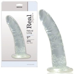 Realistický penis Rapture Earth Flavour 7'' Transparentný