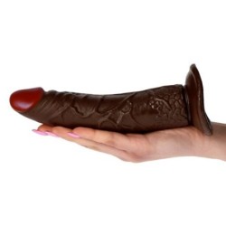 Pene Realístico Real Rapture Earth Flavour 7'' Negro