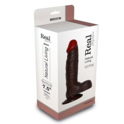 Realistische Real Rapture Earth Flavour Penis 7.5'' Zwart